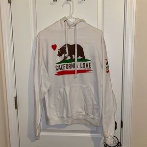 White California Love hoodie